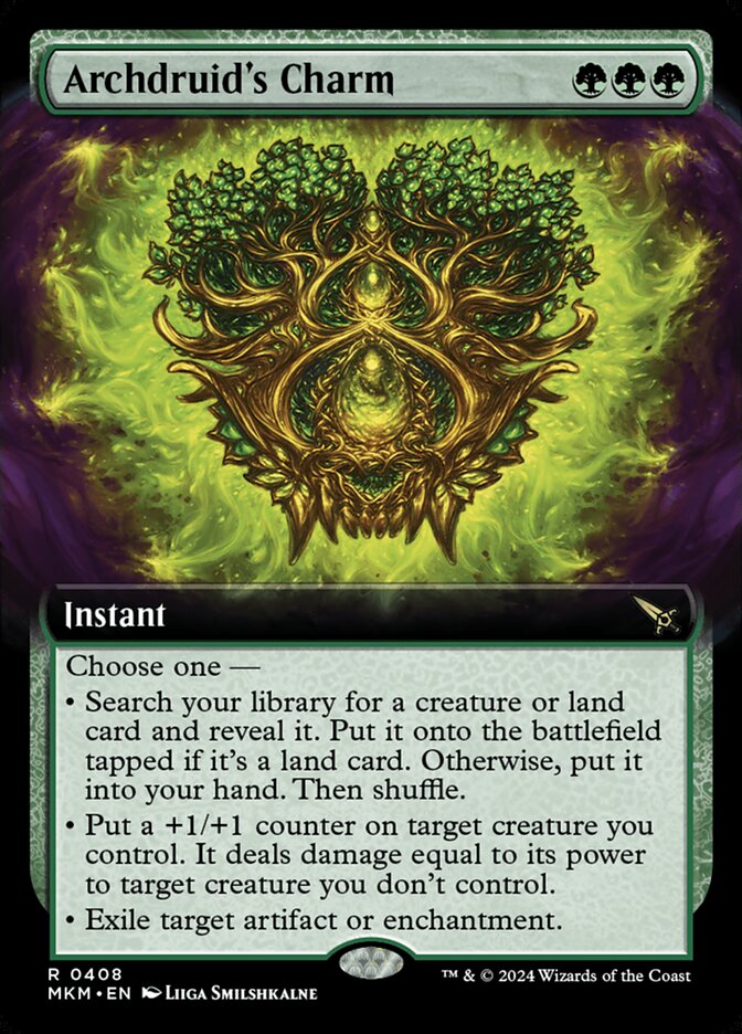 Archdruid's Charm - Extended Art - Foil