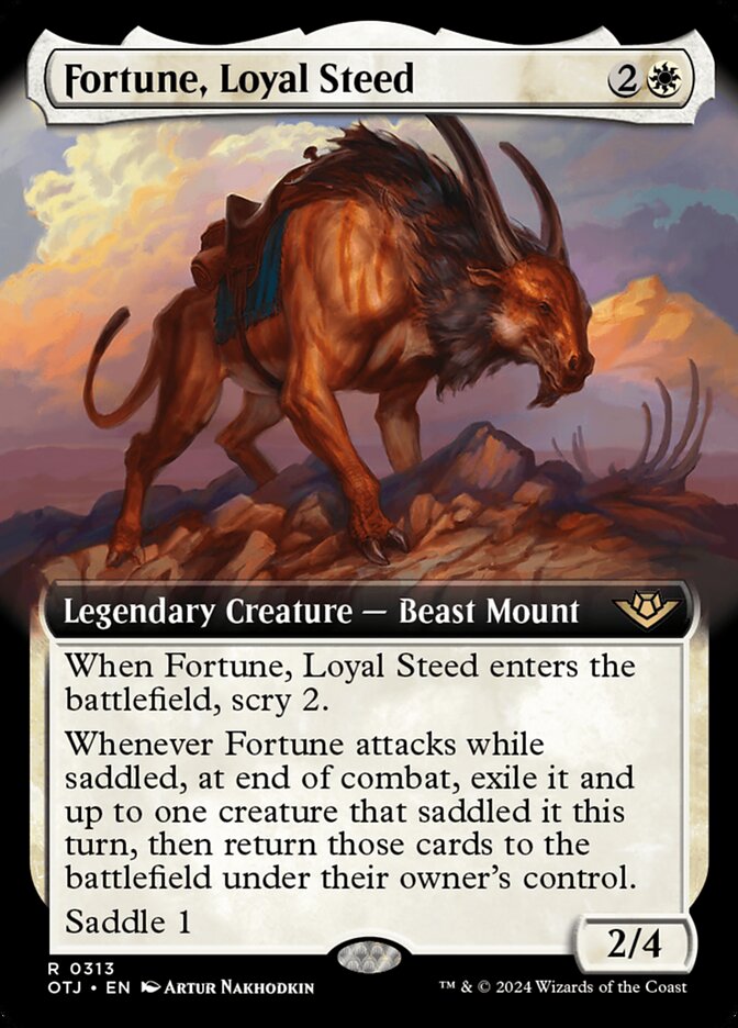 Fortune, Loyal Steed - Extended Art - Foil