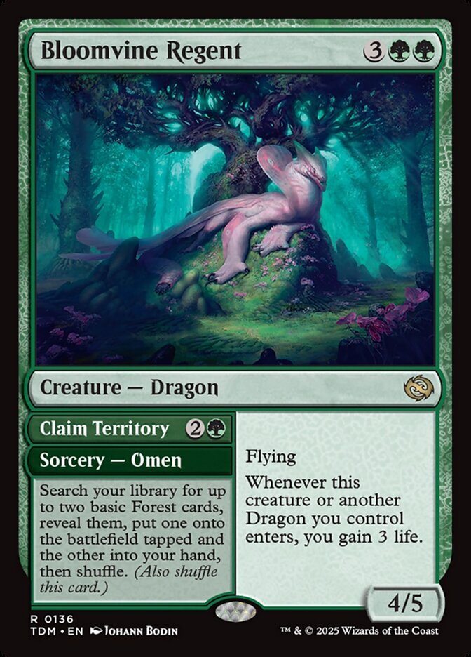 Bloomvine Regent // Claim Territory - Foil