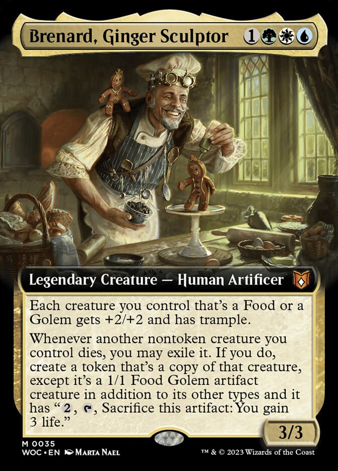 Brenard, Ginger Sculptor - Extended Art - Foil