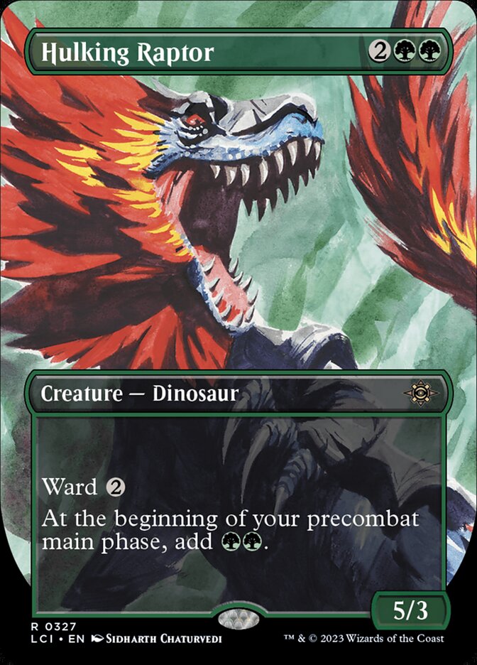 Hulking Raptor - Borderless - Foil