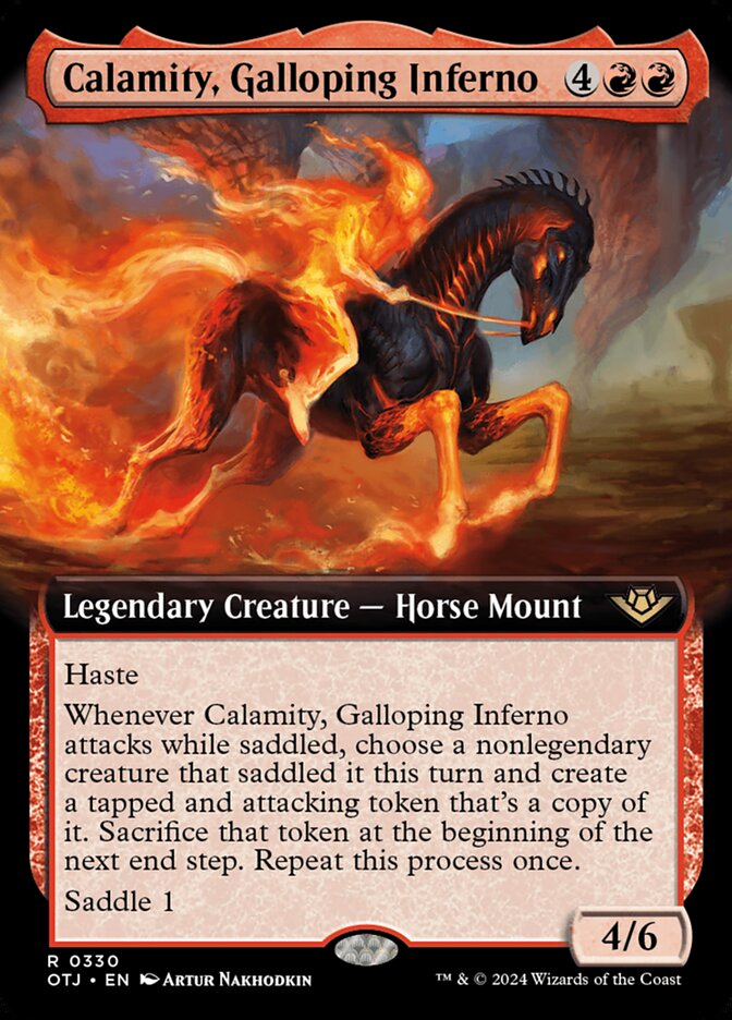 Calamity, Galloping Inferno - Extended Art - Foil