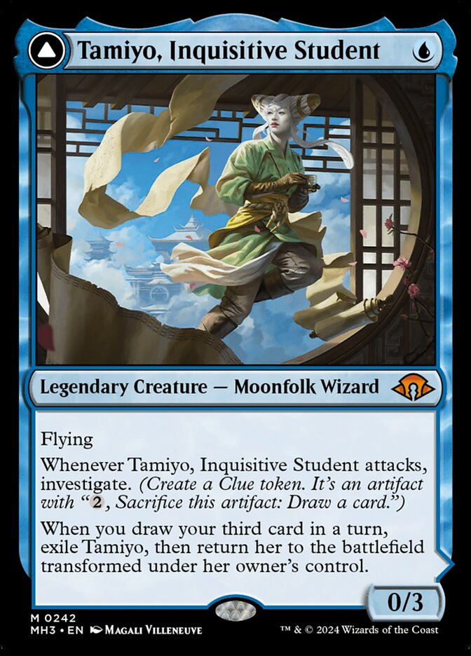 Tamiyo, Inquisitive Student // Tamiyo, Seasoned Scholar - Foil