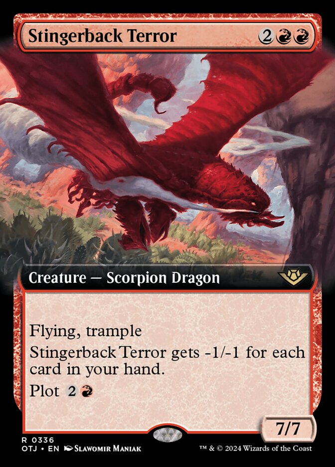 Stingerback Terror - Extended Art - Foil