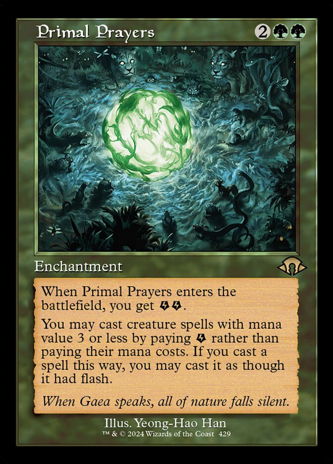 Primal Prayers - Retro Frame - Foil