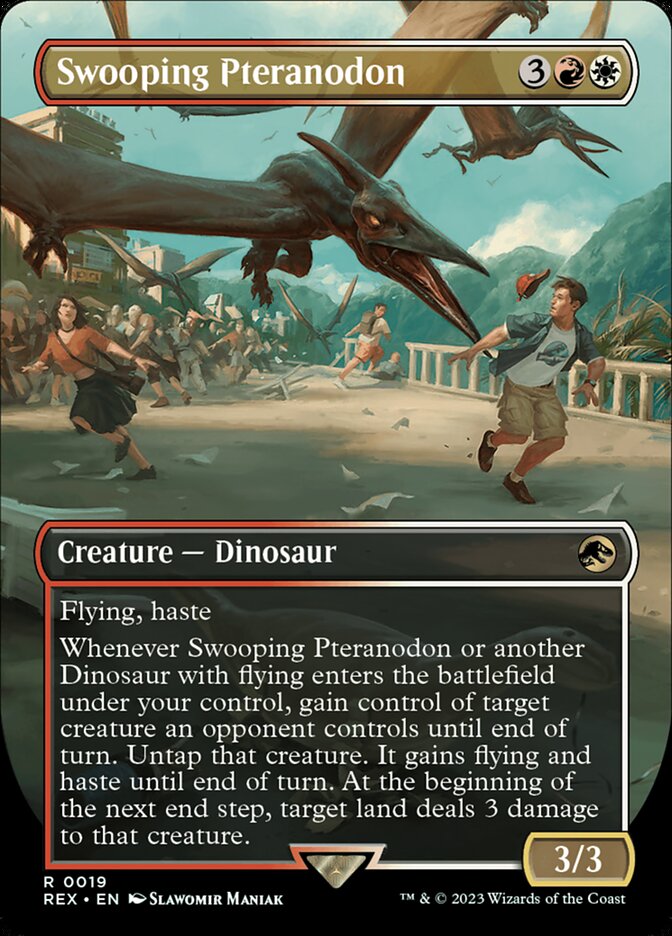 Swooping Pteranodon - Borderless - Foil
