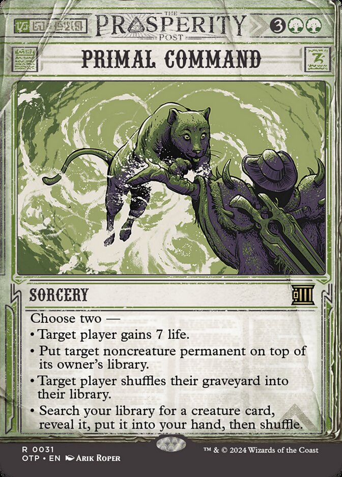 Primal Command - Prosperity - Breaking News Primal Command - Prosperity - Breaking News