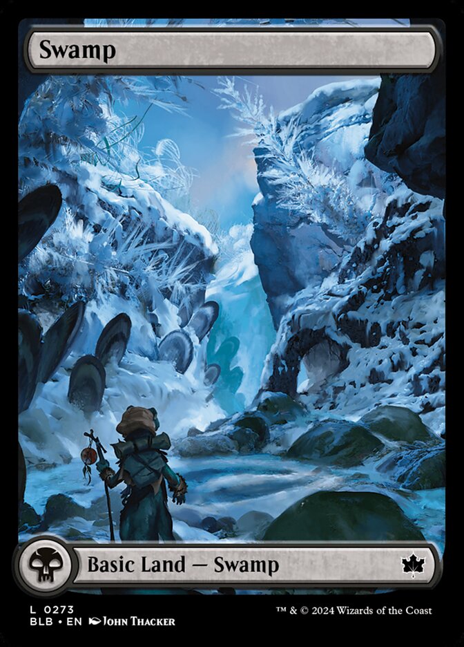 Swamp - Full Art (Winter) - Foil