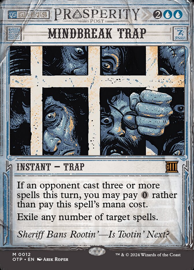 mtg prosperity cards Mindbreak Trap - Prosperity