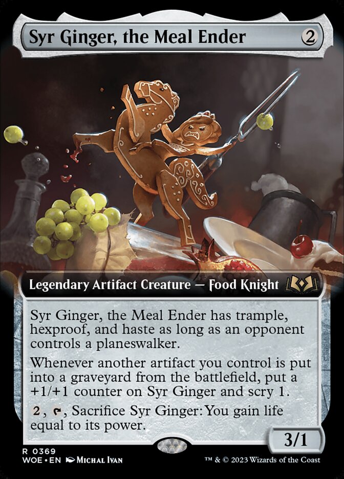 Syr Ginger, the Meal Ender - Extended Art - Foil