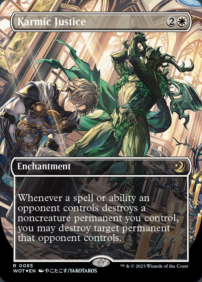 Karmic Justice - Borderless - Confetti Foil