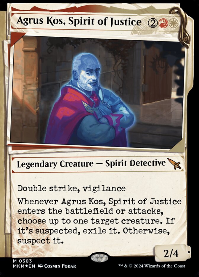 Agrus Kos, Spirit of Justice - Invisible Ink - Foil