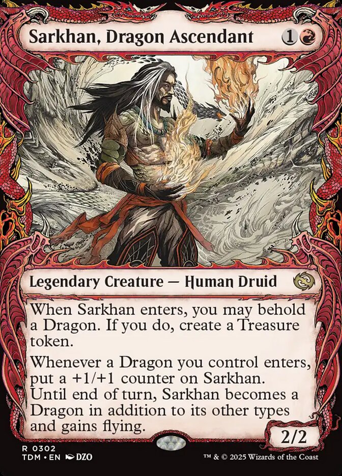 Sarkhan, Dragon Ascendant - Showcase - Foil