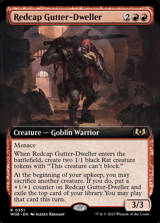 Redcap Gutter-Dweller - Extended Art - Foil