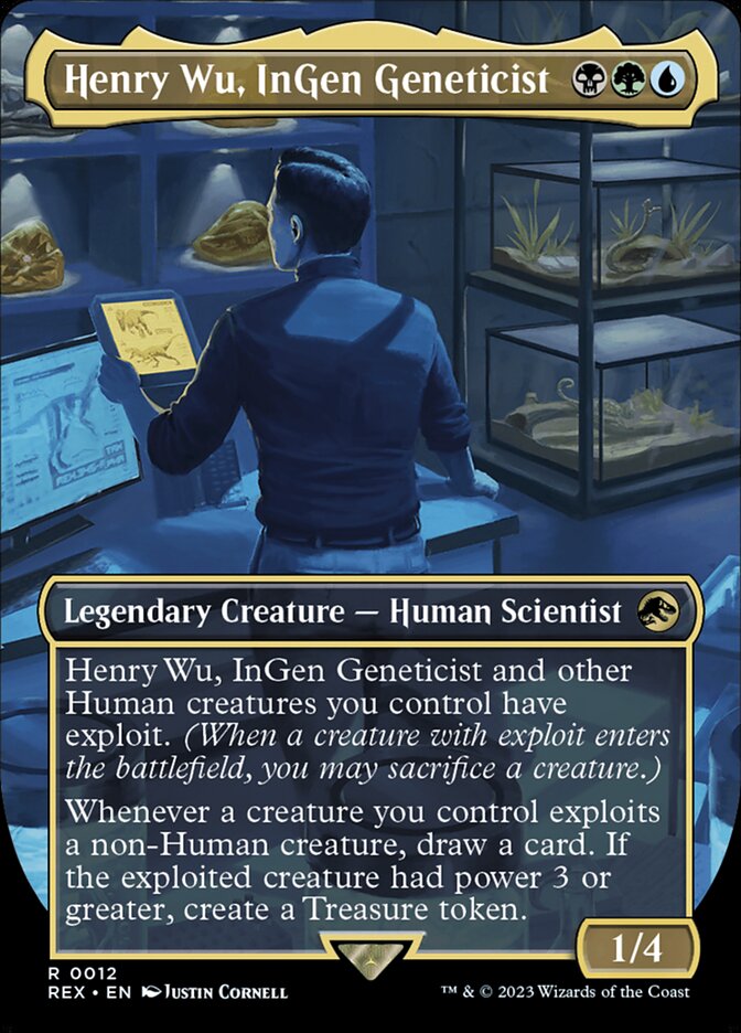 Henry Wu, InGen Geneticist - Borderless - Foil