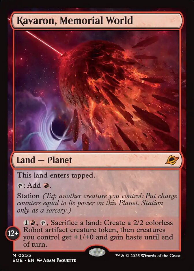 Kavaron, Memorial World - Foil