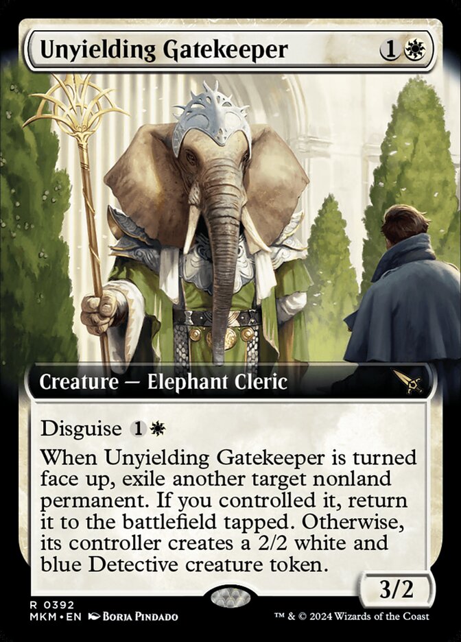 Unyielding Gatekeeper - Extended Art - Foil