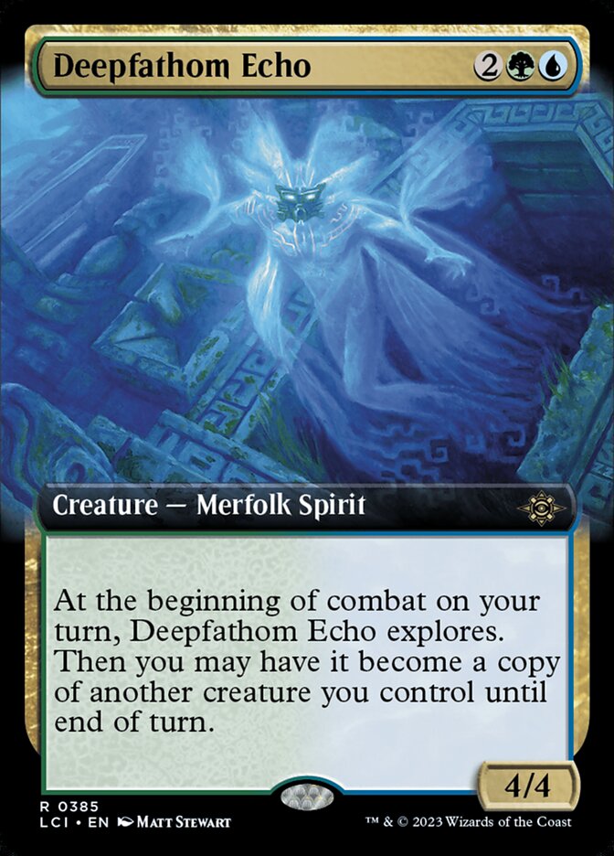Deepfathom Echo - Extended Art - Foil