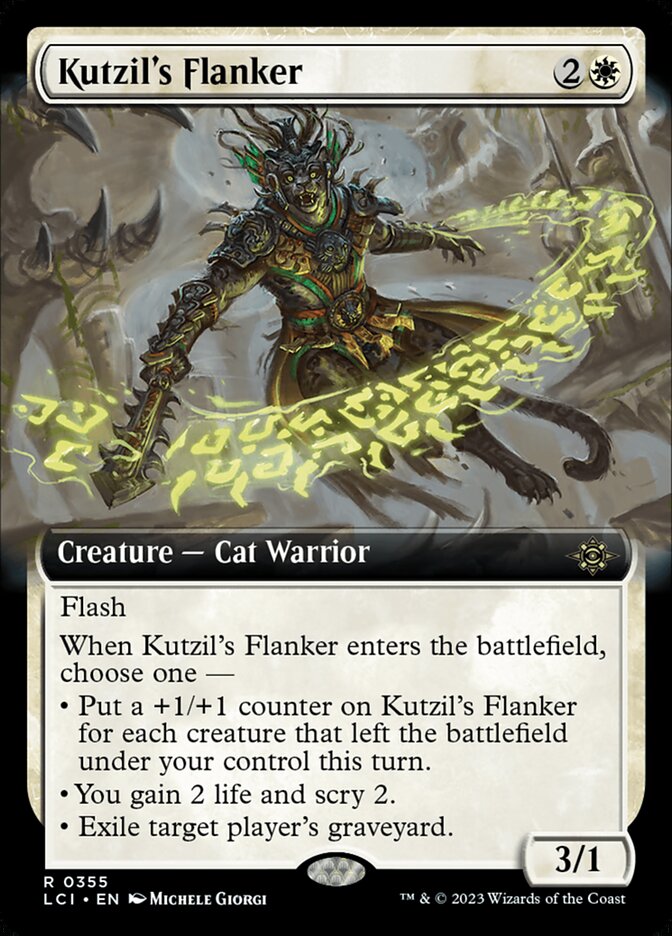Kutzil's Flanker - Extended Art - Foil