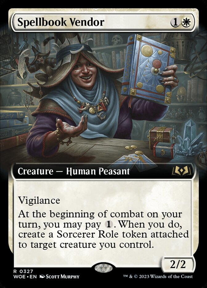 Spellbook Vendor - Extended Art - Foil