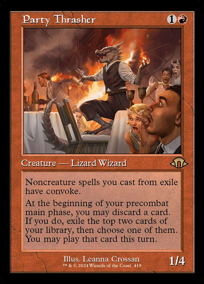 Party Thrasher - Retro Frame - Foil