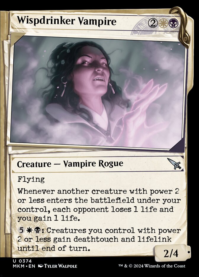 Wispdrinker Vampire - Dossier