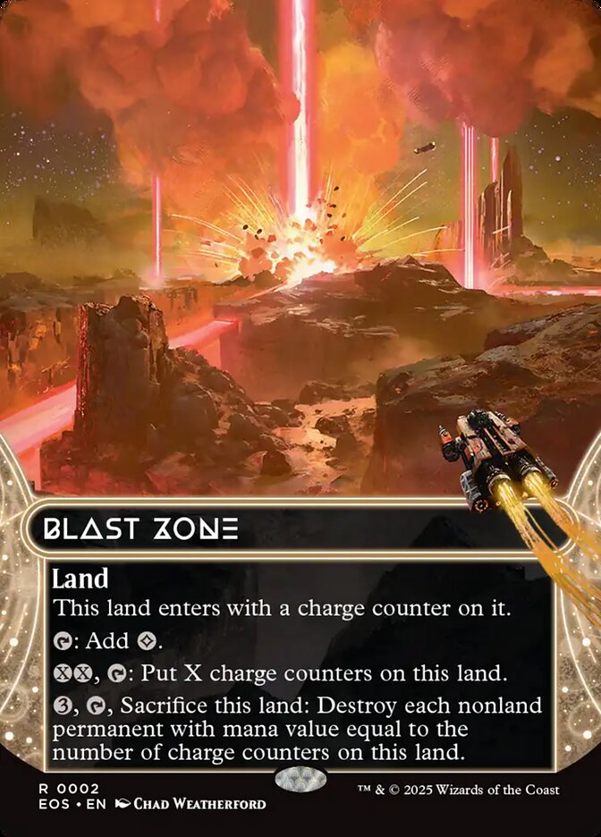 Blast Zone - Borderless - Foil