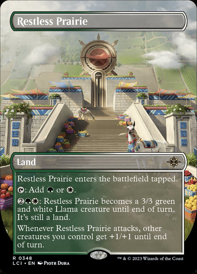 Restless Prairie - Borderless - Foil