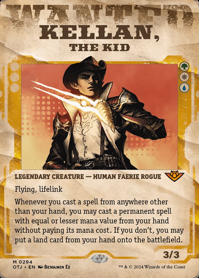 Kellan, the Kid - Wanted Poster - Foil