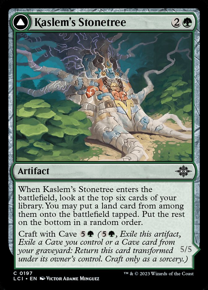 Kaslem's Stonetree // Kaslem's Strider - Foil
