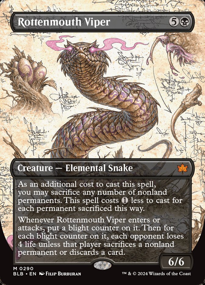 Rottenmouth Viper - Borderless - Foil
