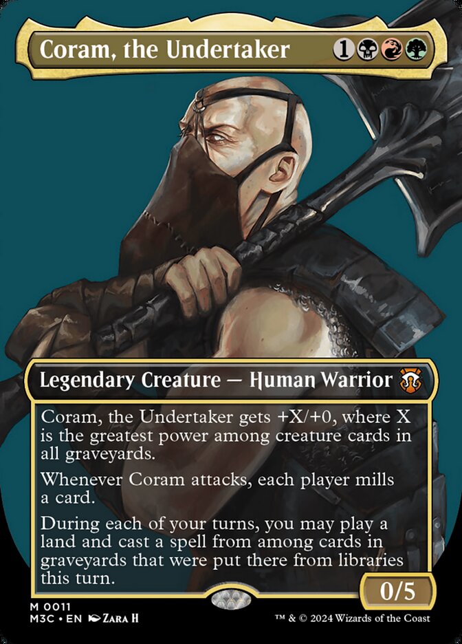 Coram, the Undertaker - Borderless - Foil