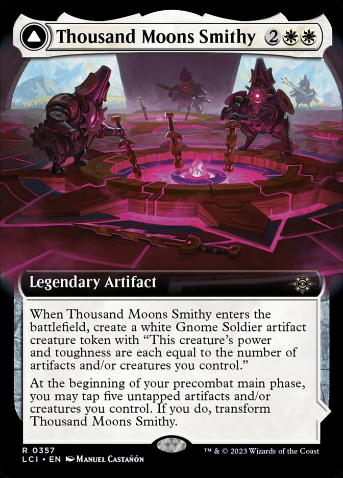 Thousand Moons Smithy // Barracks of the Thousand - Extended Art - Foil
