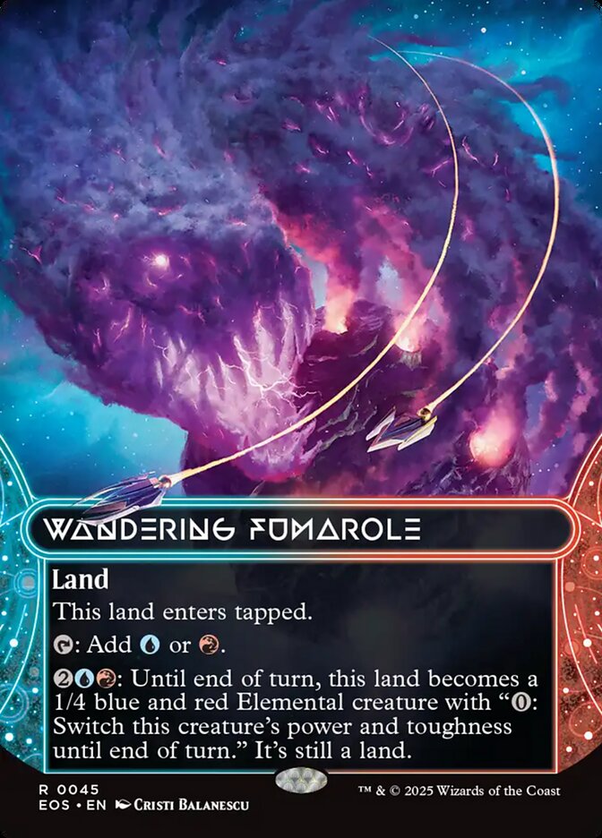 Wandering Fumarole - Borderless - Foil