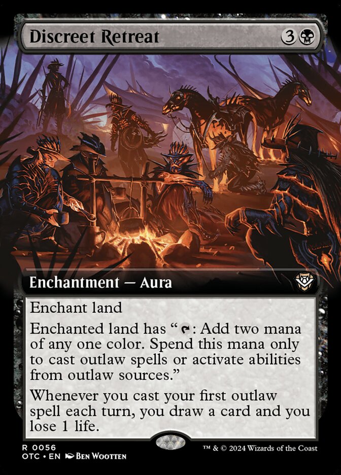 Discreet Retreat - Extended Art - Foil