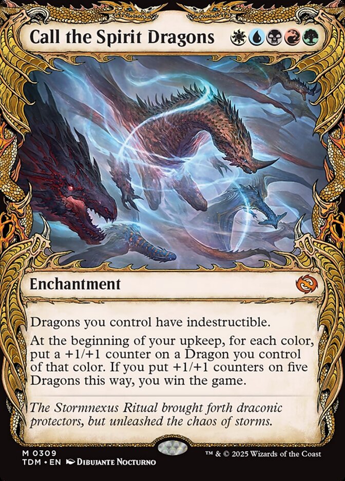Call the Spirit Dragons - Foil
