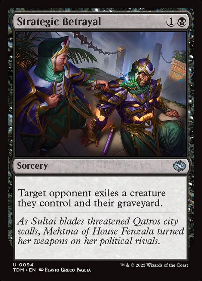 Strategic Betrayal - Foil