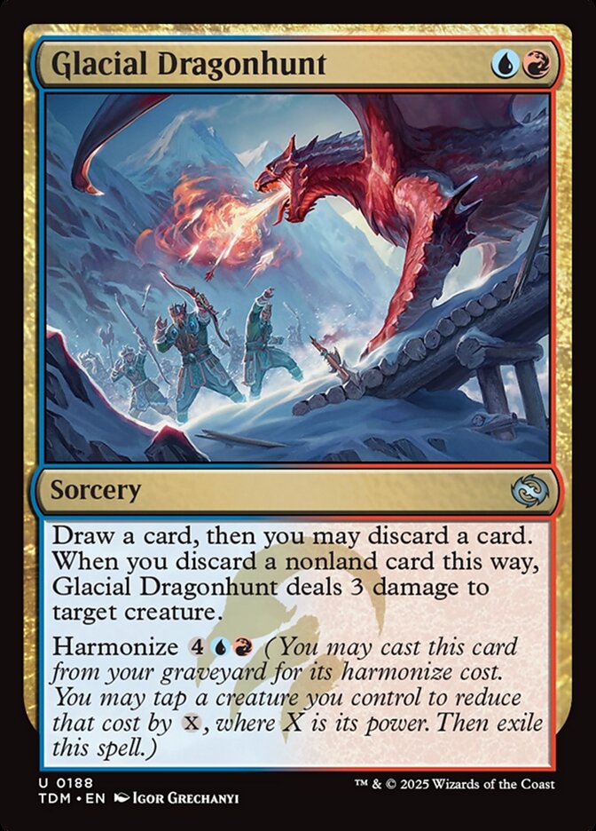 Glacial Dragonhunt - Foil