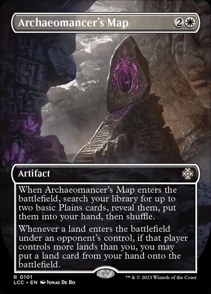 Archaeomancer's Map - Borderless - Foil