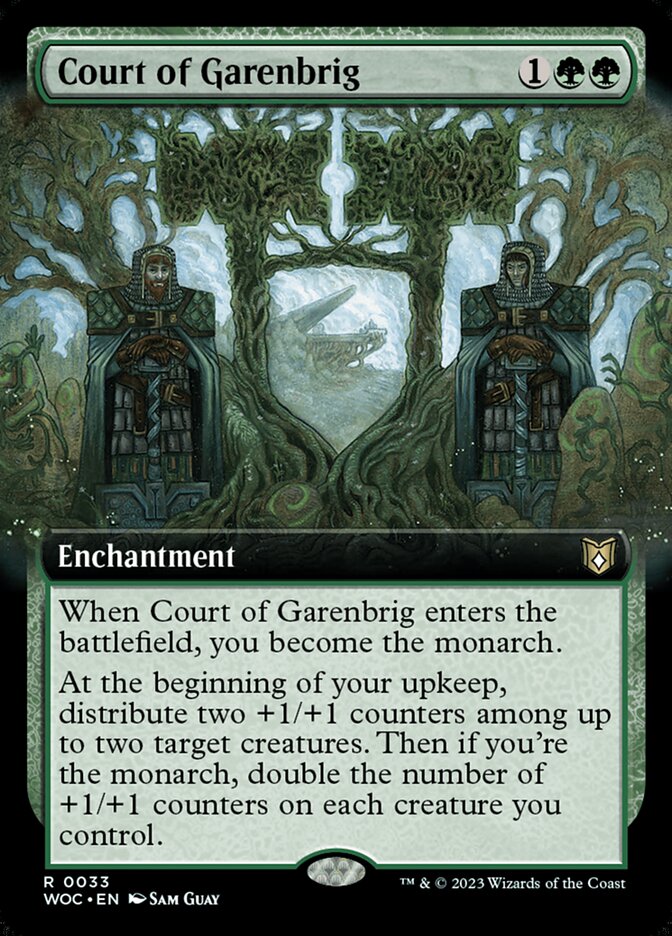 Court of Garenbrig - Extended Art - Foil