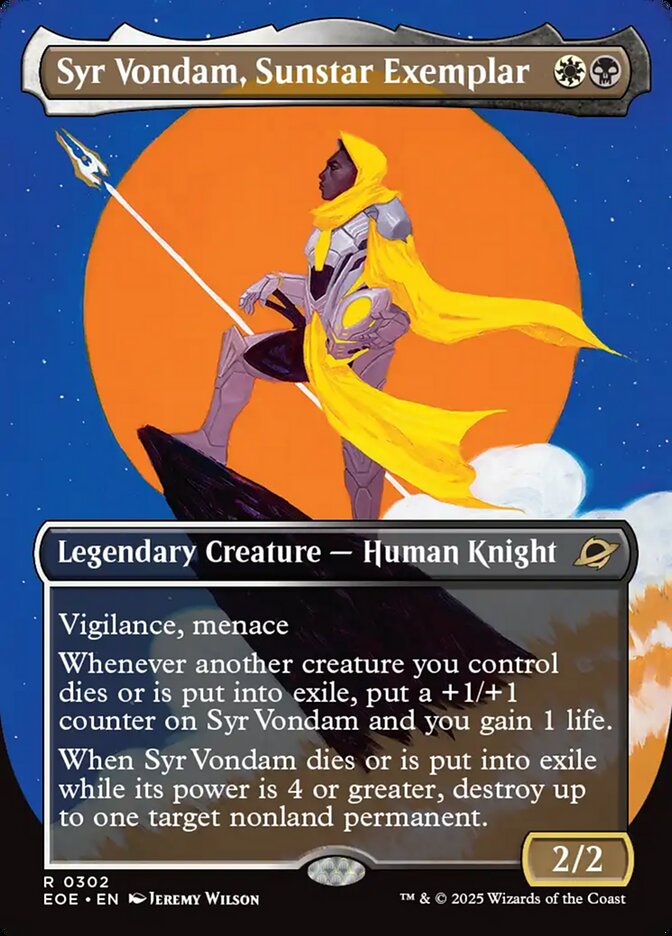 Syr Vondam, Sunstar Exemplar - Borderless