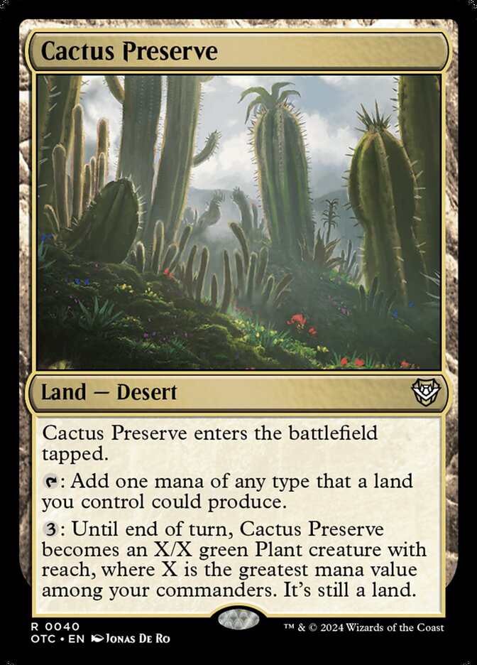 Cactus Preserve - Foil