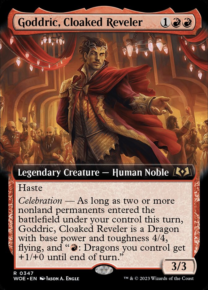 Goddric, Cloaked Reveler - Extended Art - Foil