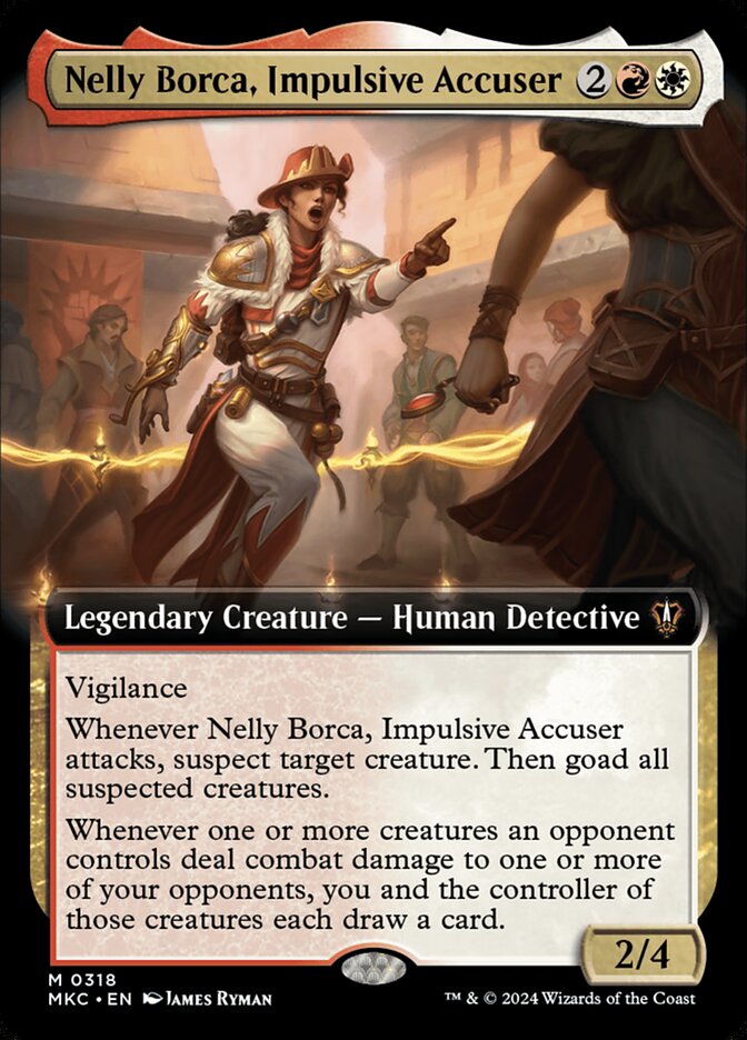 Nelly Borca, Impulsive Accuser - Extended Art - Foil