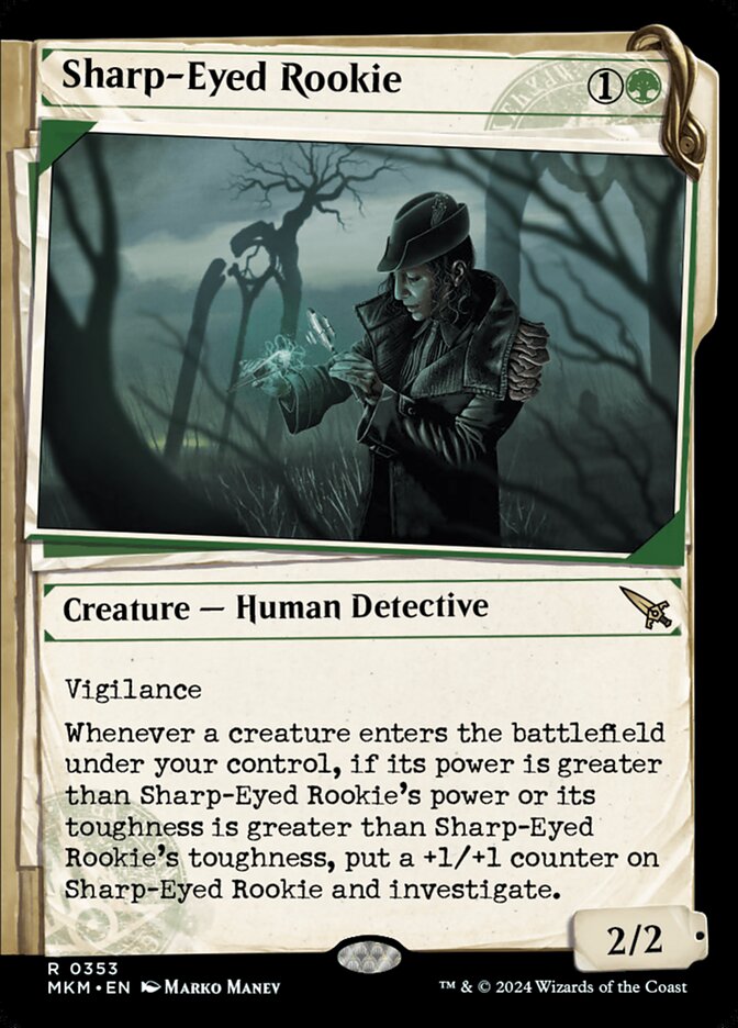 Sharp-Eyed Rookie - Dossier