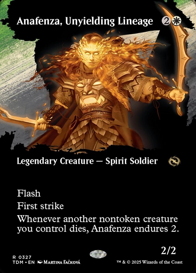 Anafenza, Unyielding Lineage - Borderless Clan Showcase - Foil