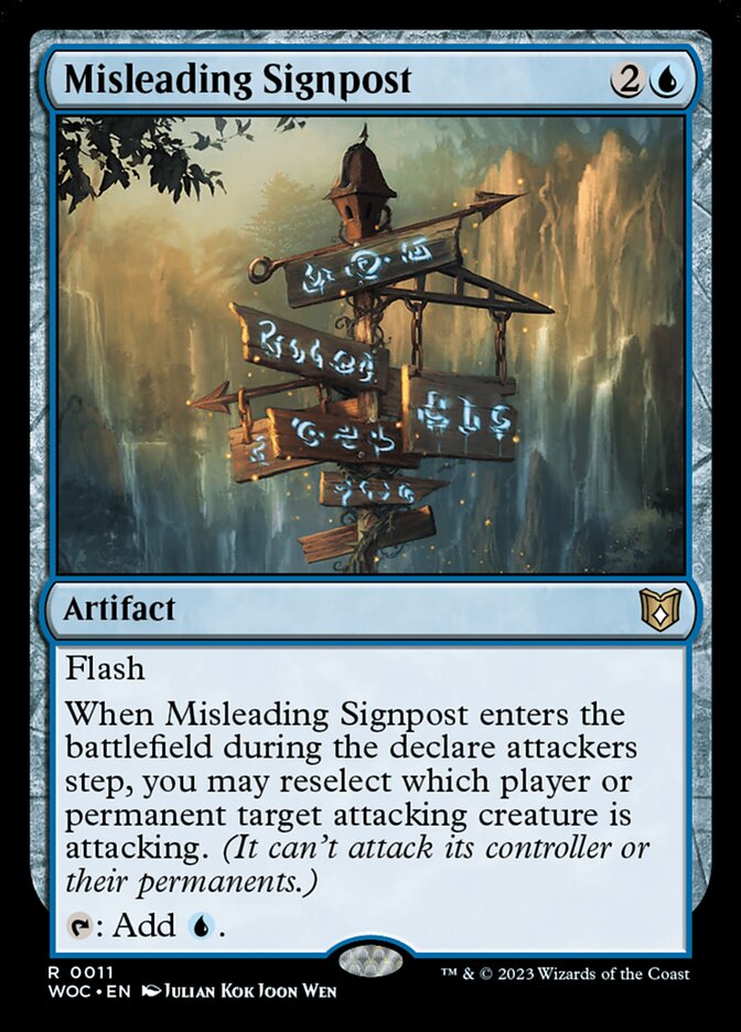 Misleading Signpost - Foil