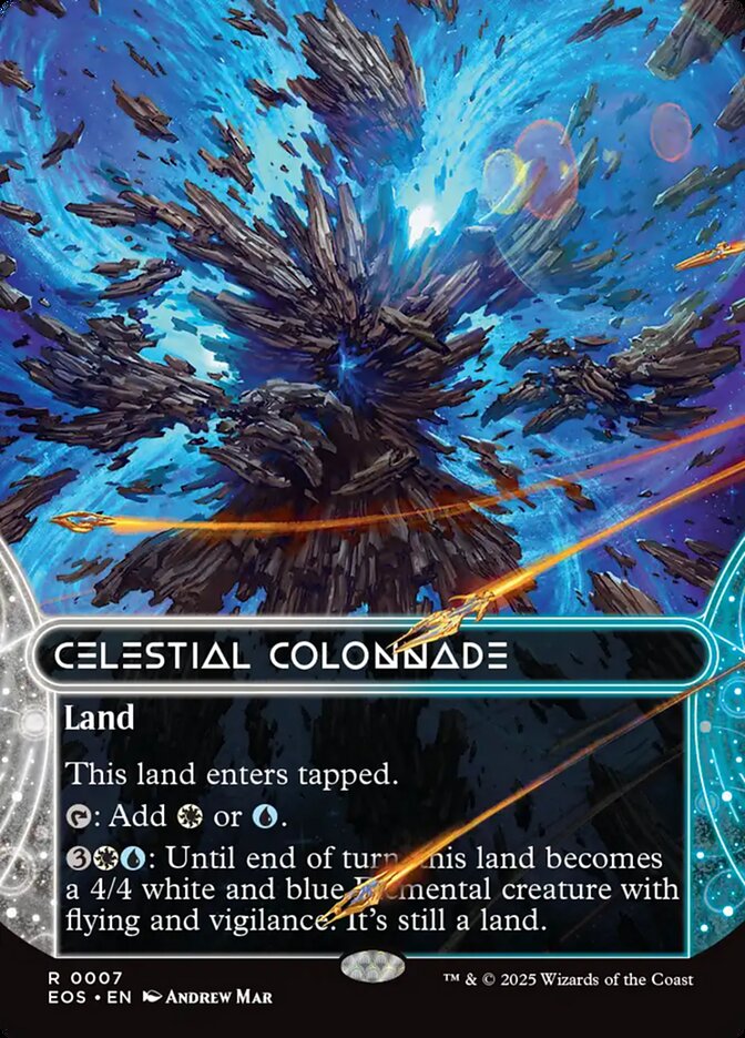 Celestial Colonnade - Borderless