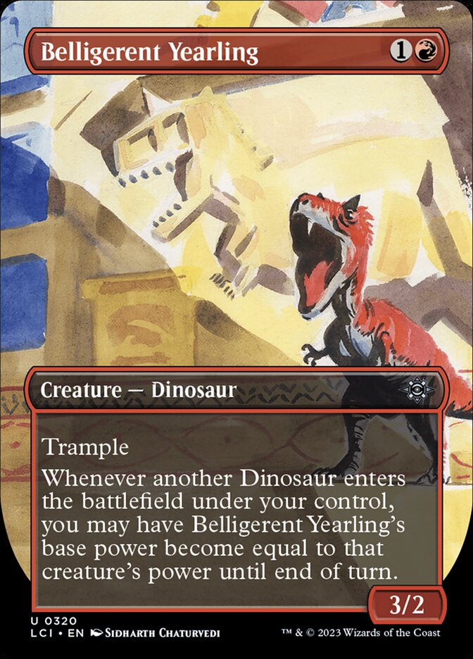Belligerent Yearling - Borderless - Foil