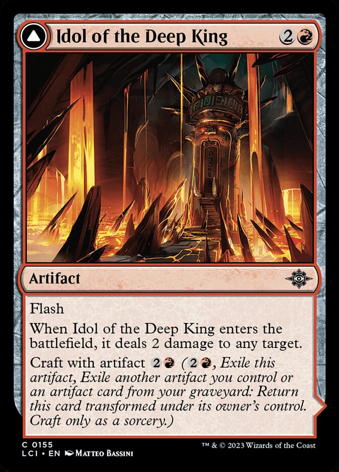 Idol of the Deep King // Sovereign's Macuahuitl - Foil